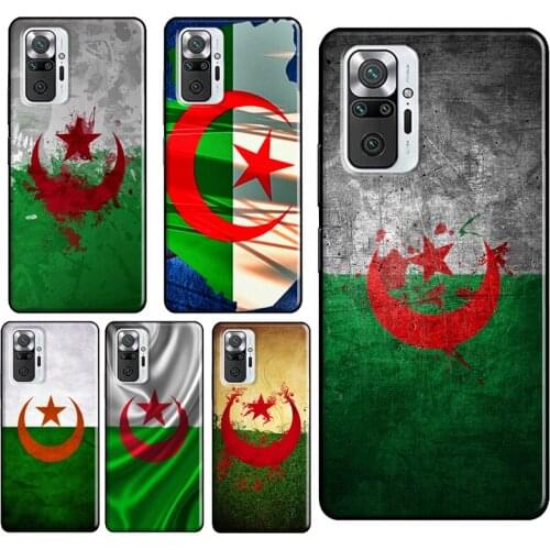 Algeria Flag Case For Xiaomi Redmi Note 10 Pro 7 8 9 Pro Note 9S 8T Cover For Redmi 9 9A 9C 9T 7A 8A