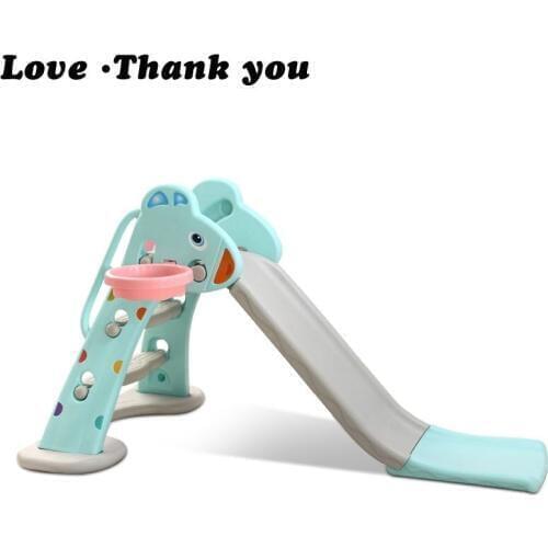 Children slide Childrens home indoor birthday toys with widening, lengthening, thickening and folding a small slide