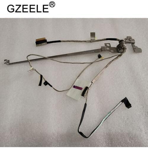 GZEELE New FOR Lenovo flex 2-14 lcd display cable and Left LCD Hinge set 460.00x0b.0023 Hinge Bracket + LCD Screen Flex Cable