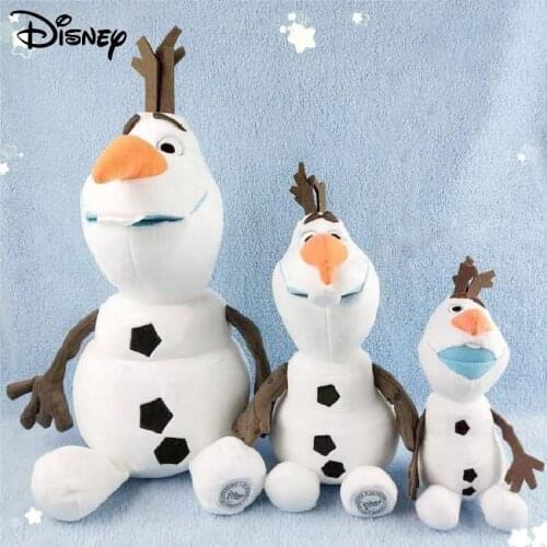23cm/30cm Disney Movies Frozen 2 Olaf Stuffed Plush Toy Kawaii Snowman Cartoon Cute Animals Decorative Doll Toys Gift For Kids