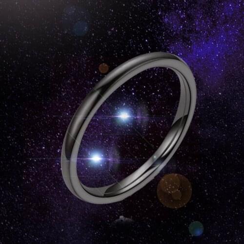 Stainless Steel Anti-allergy Smooth Simple Wedding Couples Rings Bijouterie For Man Or Woman Gift