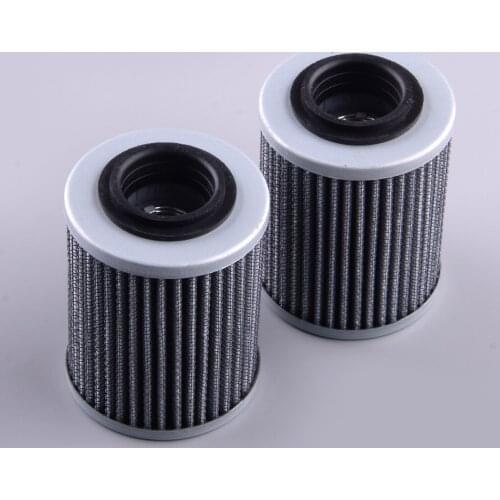 2pcs Motorcycle Oil Filter Fit for Ski-Doo Renegade MXZ Grand Touring Expedition LE SE Sport 1200 900 600 2017 420956124