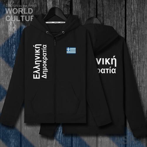 Greece Greek GRC GR mens fleeces hoodies winter jerseys coats men jackets and cardigan clothes nation country tracksuit 2018