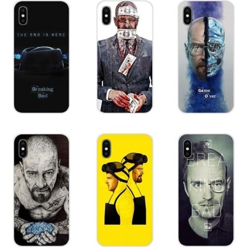 Transparent Soft Bag Case For Apple iPhone X XR XS 11Pro MAX 4S 5S 5C SE 6S 7 8 Plus ipod touch 5 6 Breaking Bad Chemistry Crime