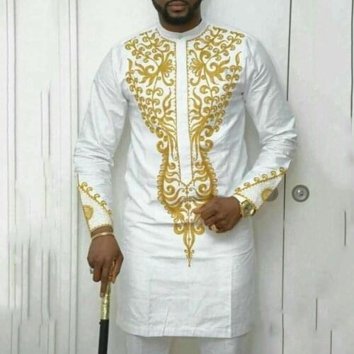 New fashion 2021 mens africa clothing casual shirts fitness african dresss clothes dashiki robe africaine