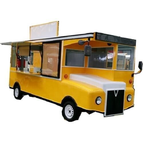 Multifunction big capacity kiosk machine fast food mobile truck equipment kitchen trailer with shipping by sea