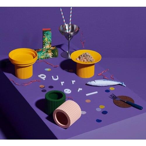 Anti-tipping Cat Bowl Large Caliber Pet Bowl Cat Feeder Cat Supplies Dog Bowls Dog Feeder Dog Water Bowl Dog Accessories