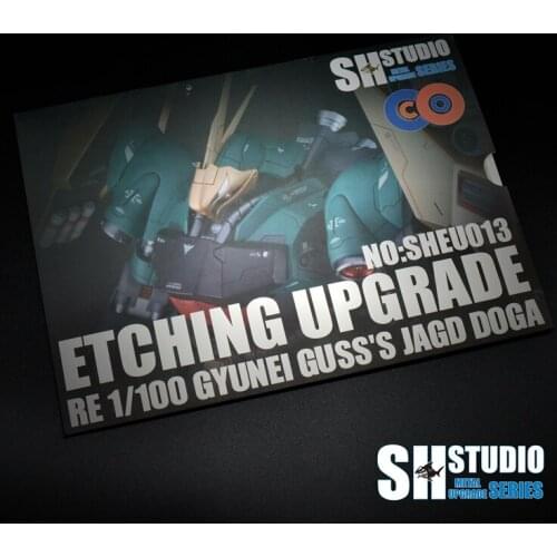 SH STUDIO 1/100 RE Green Parrot Chad Doga Gundam Special DIY Etching Sheet Metal Detail Tonic