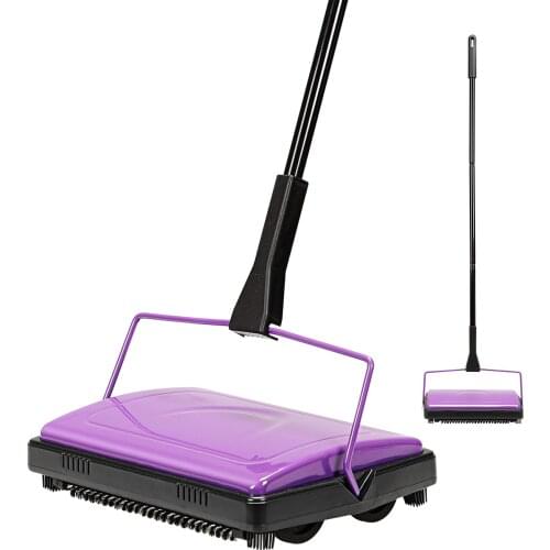Yocada Carpet Floor Sweeper Cleaner for Home Office Carpets Rugs Undercoat Carpets Dust Scraps Paper Cleaning with Brush