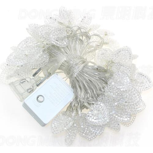 10M 70led heart shaped led string lights AC220V/110V holiday party light Festival Christmas tree lights outdoor lighting