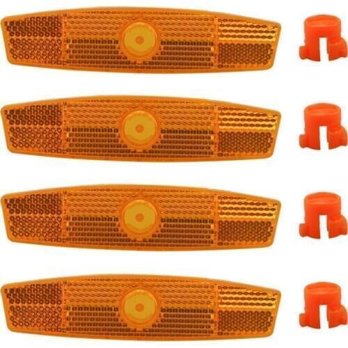4pcs/5pcs Bicycle Spoke Reflector Safety Warning Light Safety Wheel Rim Reflective Lamp Mount Vintage Clip