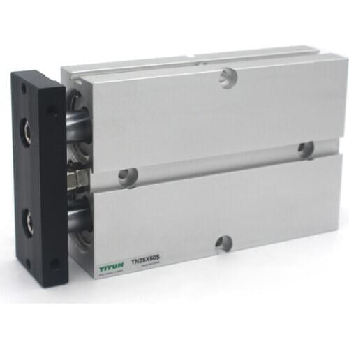 TN25X10S TN25X20S TN25X30S TN25X40S TN25X50S TN25X60S TN25X70S TN25X80S YIYUN Pneumatic air Twin-rod cylinder TN TDA Series