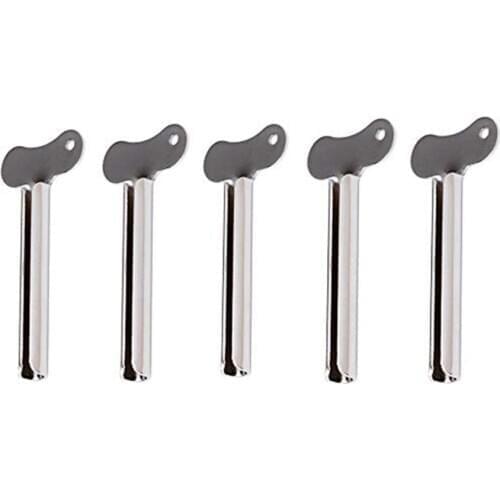 High Quality Stainless Iron Squeezing Toothpaste Paste Squeezing Paste Tool Semi-circular Metal Squeezer