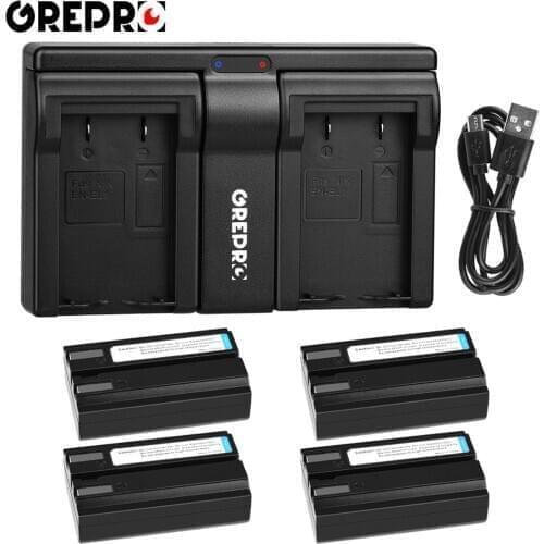 4x EN-EL1 NP-800 ENEL1 Battery + EN EL1 Battery Charger for Nikon Coolpix 500, 775, 880, 885, 990, 995, 4300, 4500, 4800, 5000
