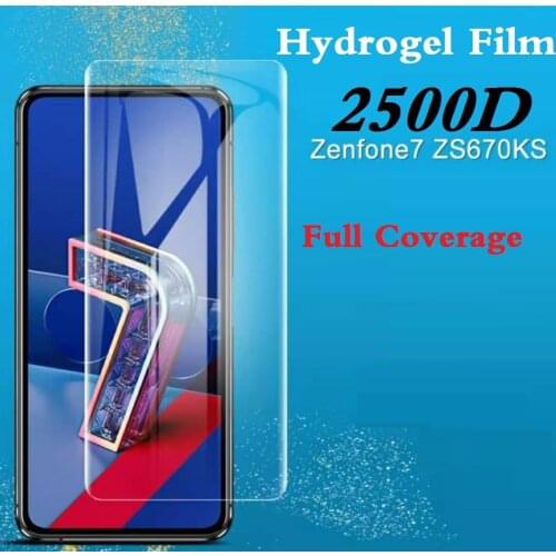 Protective Film For Asus Zenfone max pro M2 ZB631KL ZB633KL Hydrogel Film For Asus ZenFone 7 Pro ZenFone 7 Film Not Glass