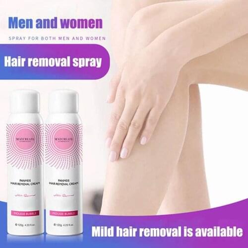 Hot Sale Natural Painless Hair Removal Spray Leg Arms Underarms Convenient Easy to Use Doesn't Hurt the Skin Hair Removal Spray