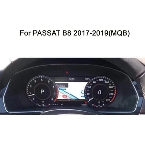 12.3 inch Car LCD dashboard For VW PASSAT B8 CC GOLF 7 Golf 7.5 2014 - 2019 GOLF GTI 2014+ instrument panel LCD multifunctional