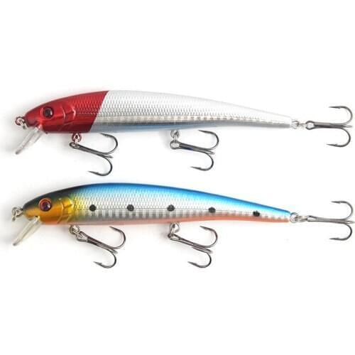 1pcs Minnow Fishing Lure 13.2cm19.5g Hard Bait Professional Wobblers Fishing Bass Pike Pesca Fishing Tackle Accessories