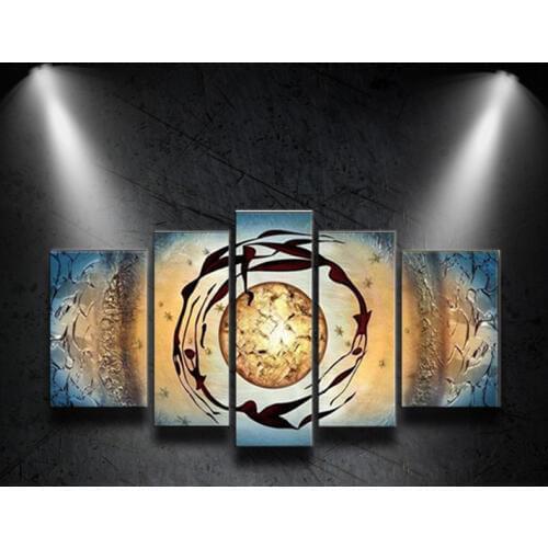 100%Hand-painted Modern Dance Human body art Abstract Landscape charming Oil Painting On ten Canvas On Wall For Hotel Decoration