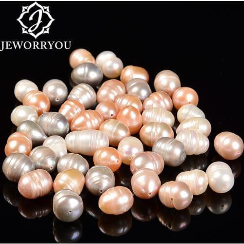 2019 New Fasion beads DIY making for women Natural Freshwater pearl 5/6/10mm Oval stone beads making jewelry bracelet earring