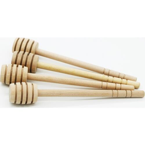 500 pcs Honey Dipper 15 cm stirrer Wooden Honey Dippers Muddler Wedding Favors For Honey Jar Coffee Milk Tea Kitchen Tools