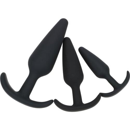 S/M/L Butt Plug 3 Size No Vibration Prostate Massage Sex Toys for Woman Anal Plug Adult Products