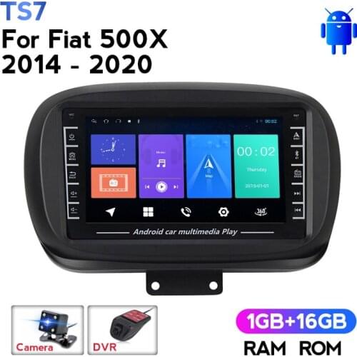 IPS DSP 2 din Android Car Multimedia player Navigation GPS For Fiat 500X 500 X 2014-2019 Head Unit Car Stereo Radio Carplay DVR