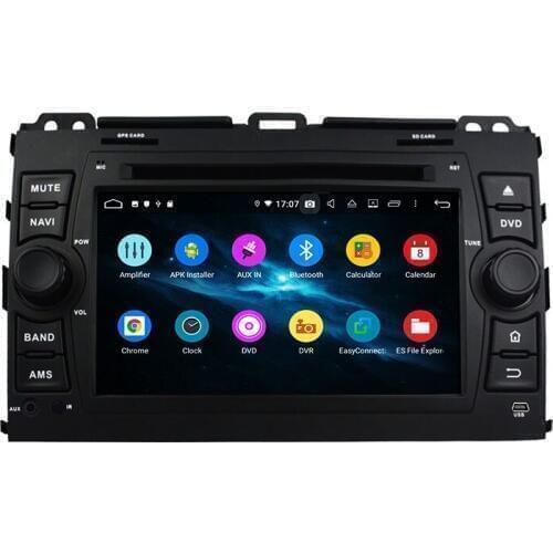 6 Core 7" PX6 Android 10.0 Car Multimedia Player For Toyota Prado 2006-2010 Stereo Radio 4+64G Audio Navigation DSP DVD Player