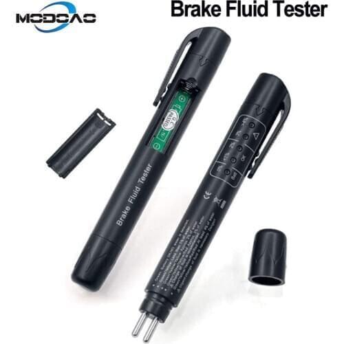 Automotive Brake Fluid Oil Detection Test Pen Brake Fluid Tester Detector DOT3 DOT4 DOT5.1 Auto Tester Tool