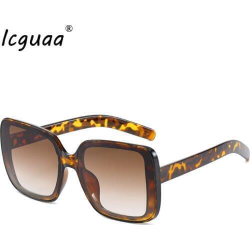 Brand designer Square Sunglasses women Eyewear 2019 Streetwear gradient color Cat 3 uv400 Sunglasses Lentes de sol mujer