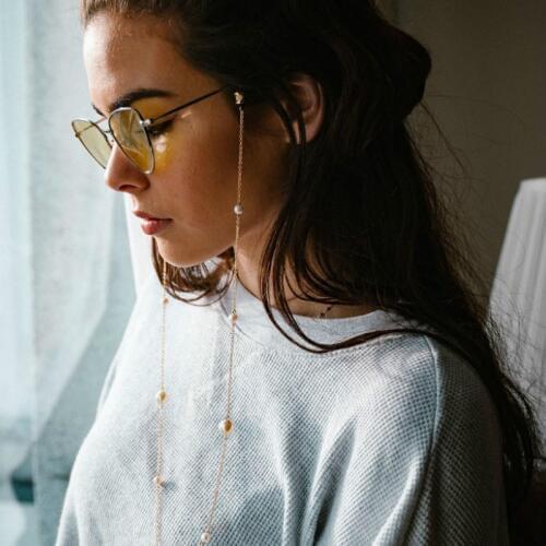 Vintage Sun glasses Chain holder For Women Fashion Sunglasses neck Chain Men Metal Eye glasses strap Landyard cordon para gafas