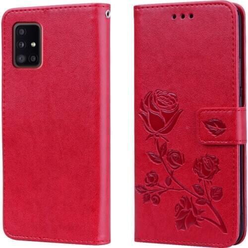 Wallet Case For Samsung Galaxy A51 Flip Cover Funda For Galaxy A 51 Premium PU Leather Selfie Stand Capas Cases 6.5"