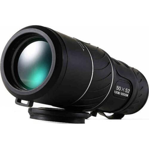 Black Dual Focus 50x52 Zoom Monocular Telescope Optic Lens Travel Spotting Scope HD Monoculars telescopes Outdoor Device Gift