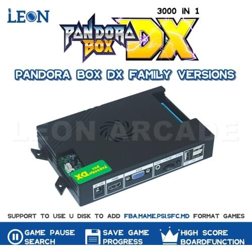 Pandora Box DX Original Save Function High Score Rank Pandora Box Console Support Fba Mame Ps1 Game 3D Tekken Pandora Arcade