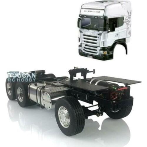 1/14 LESU RC 6*4 Metal Chassis Hercul Sca Cabin 801 RC Tractor Truck THZH0308-SMT4