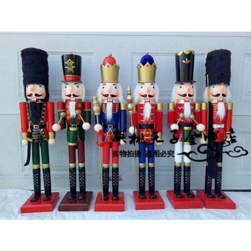 A crafts gifts England European patch Nutcracker soldiers puppet furniture Christmas Npuppet soldiers most styles delivery