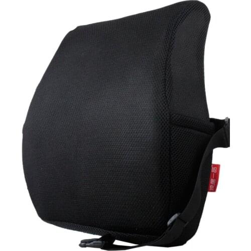 Big Chair Pain Waist Cushion Office Waist Cushion Back Lumbar Support with Adjustable Straps Memory Foam