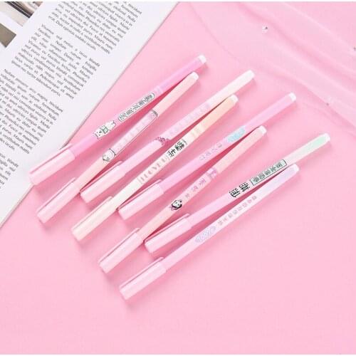 30 Pcs Pen Creative Personality Pink School Bachelor Pen Student Personality Office Supplies Signature Pen Wholesale