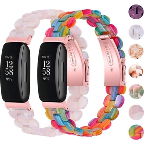 Baaletc Replacement Band For Fitbit Inspire hr Smartwatch Replacement Wrist Strap For Fitbit Inspire Bracelet Plain Coloured