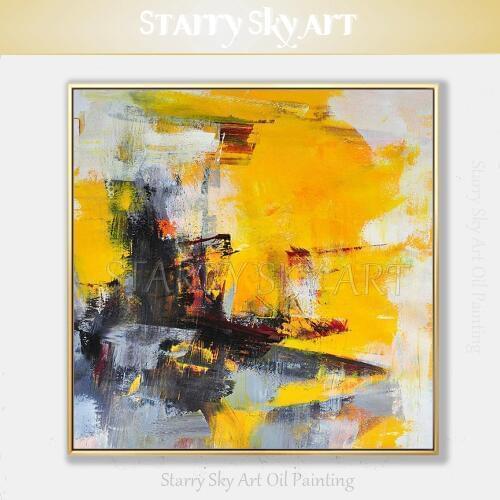 Top Artist Hand-painted High Quality Contemporary Abstract Knife Painting Wall Art Textured Palette Knife Abstract Oil Painting