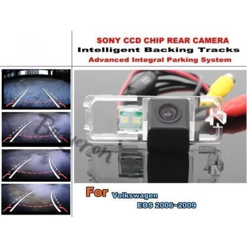 For VW Volkswagen EOS 2006~2009 Intelligent Car Rear View Camera Backup Parking Camera Wide Angle Night Vision Waterproof CCD