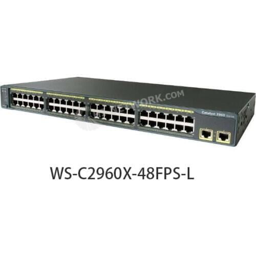 Priceofbuy WS-C2960X-48FPS-L 48port Gigabit Switch POE 740W Managed Catalyst Stackble Fiber 2960X Cheap Switch