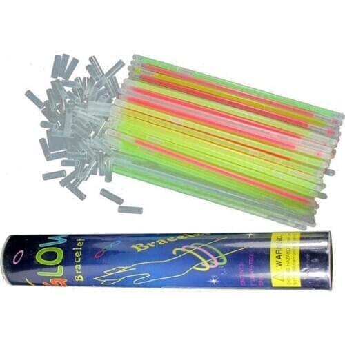 Funny Glow Fluorescence Light Sticks Bracelets Necklaces Neon For Children Luminous LED Toys Novelty Night Light Party Supplies