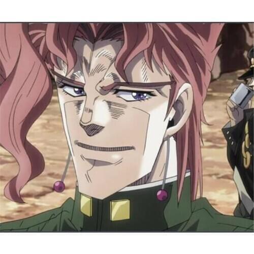 1pair Anime Bizarre Adventure Kakyoin Noriaki Earrings Ear Hook Jewelry Ear Clip Jewellery Collection for Women Men