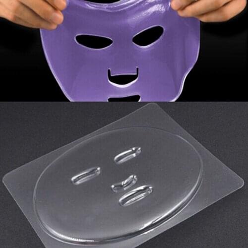 1pc Facial Mask DIY Plate Fruit Vegetable Mask Clear PVC Mould Skin Care Mask Making Facial Mask DIY Plate Mold