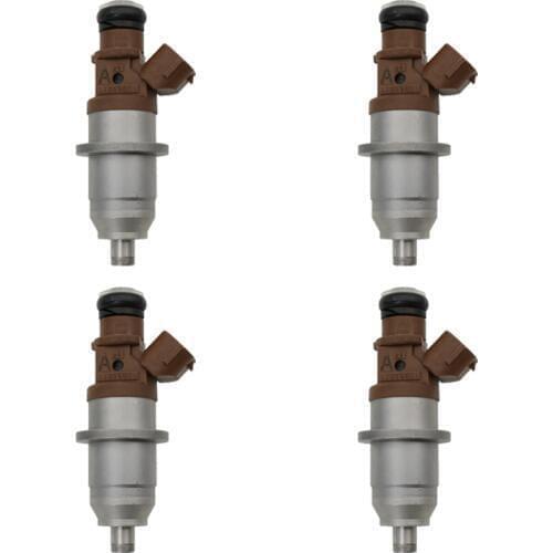 4PCS Fuel Injector Nozzle OEM:E7T05072 MR560553 For Mitsubishi Pajero IO H67W H77W 4G93 4G94 Pajero Pinin 2.0