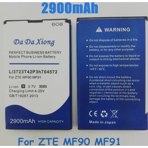 2900mAh Li3723T42P3h704572 Battery for ZTE MF91 MF90 battery