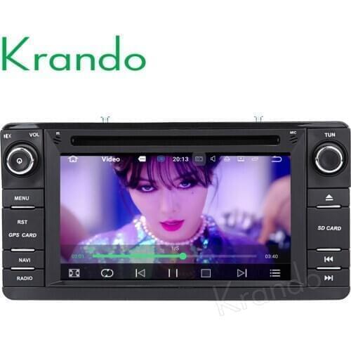 Krando Android 8.0 car dvd player radio gps for mitsubishi outlander asx lancer 2013-2017 dvd player navigation system wifi 4G