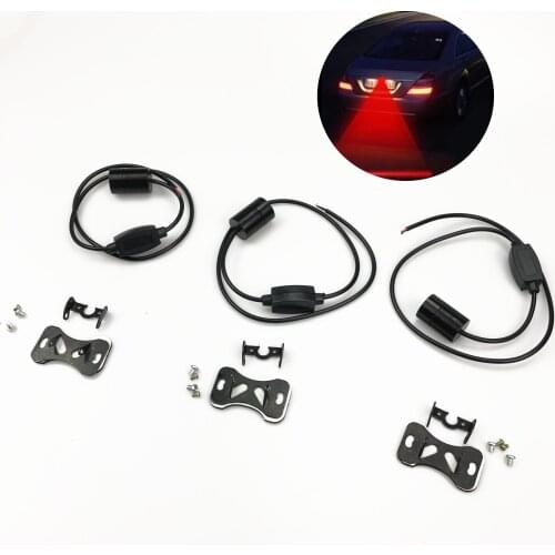 Car Laser Tail Fog Light Anti Collision car forlight Lamp Braking Parking Signal Warning Lamps Universal LED rear car fog light