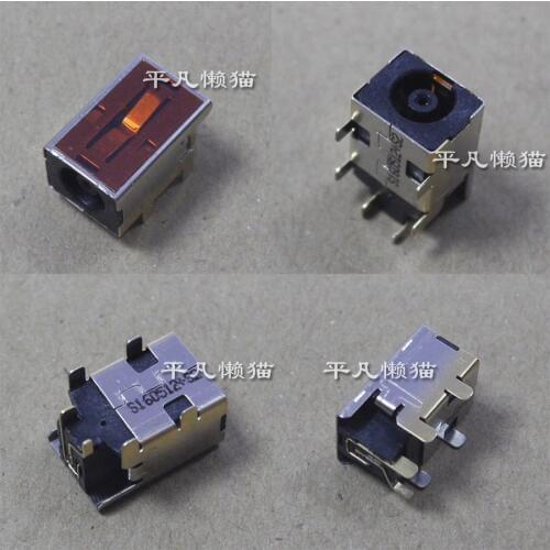 Free shipping For HP ASUS 4.5*3.0 power connector charging head motherboard DC charging port 6 solder feet